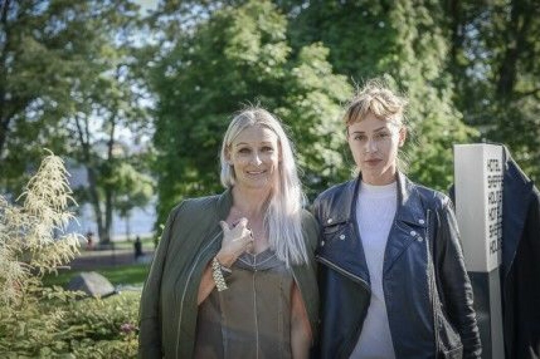 Arkitekten Annika Urbansdotter med Hedvig Jenning. Arkitekten Annika Urbansdotter med Hedvig Jenning.
