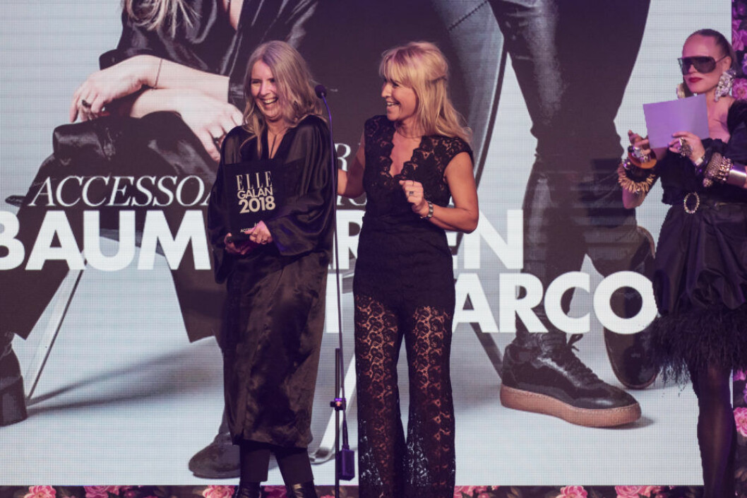 Baumgarten di Marco tog emot priset " Årets accessoardesigner".
