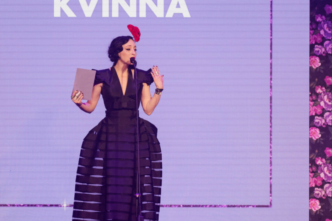 Bea Åkerlund delade ut pris till "Årets bäst klädda kvinna".