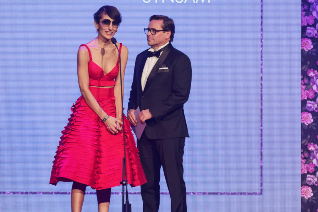 Marina Kereklidou delade ut pris på ELLE-galan.