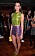 Dua Lipa gick all in på den glittriga och färgstarka looken med minikjol och croppad topp när Versace och Frieze bjöd in till fest i London, i oktober 2021.