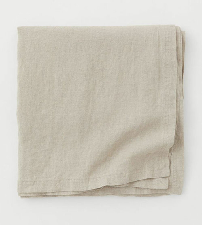 Duk i tvättat linne från H&M Home