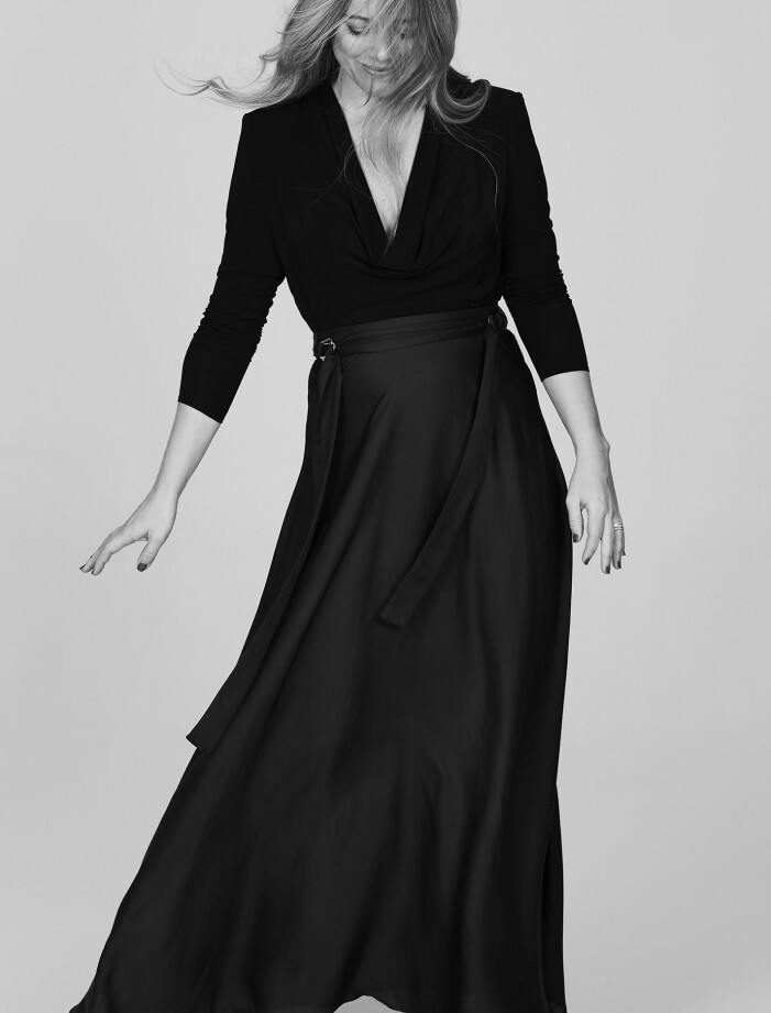 Ebba Kleberg von Sydow i svart body från Alexandre Vauthier. Ebba Kleberg von Sydow i svart body.