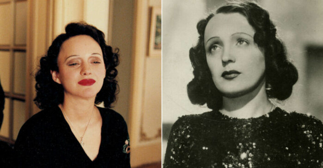 Marion Cotillard som Edith Piaf. 