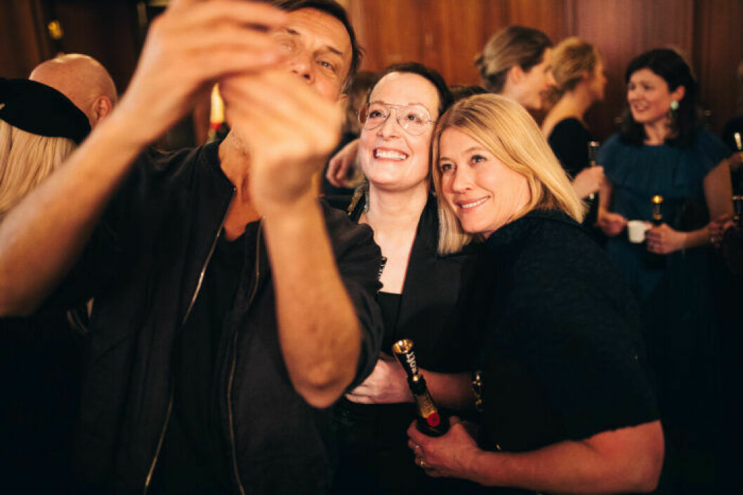 Cia Jansson och Maria Sjölander på festen på ELLE Decoration Swedish Design Awards 2019