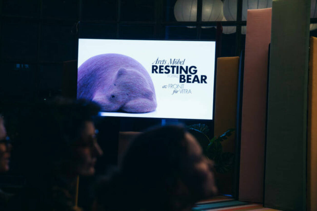 Årets möbel gick till Resting bear på ELLE Decoration Swedish Design Awards 2019 
