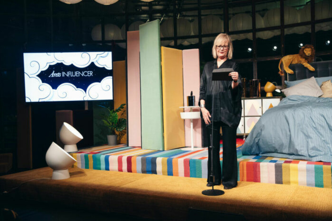 Årets influencer presenteras på scen på ELLE Decoration Swedish Design Awards 2019