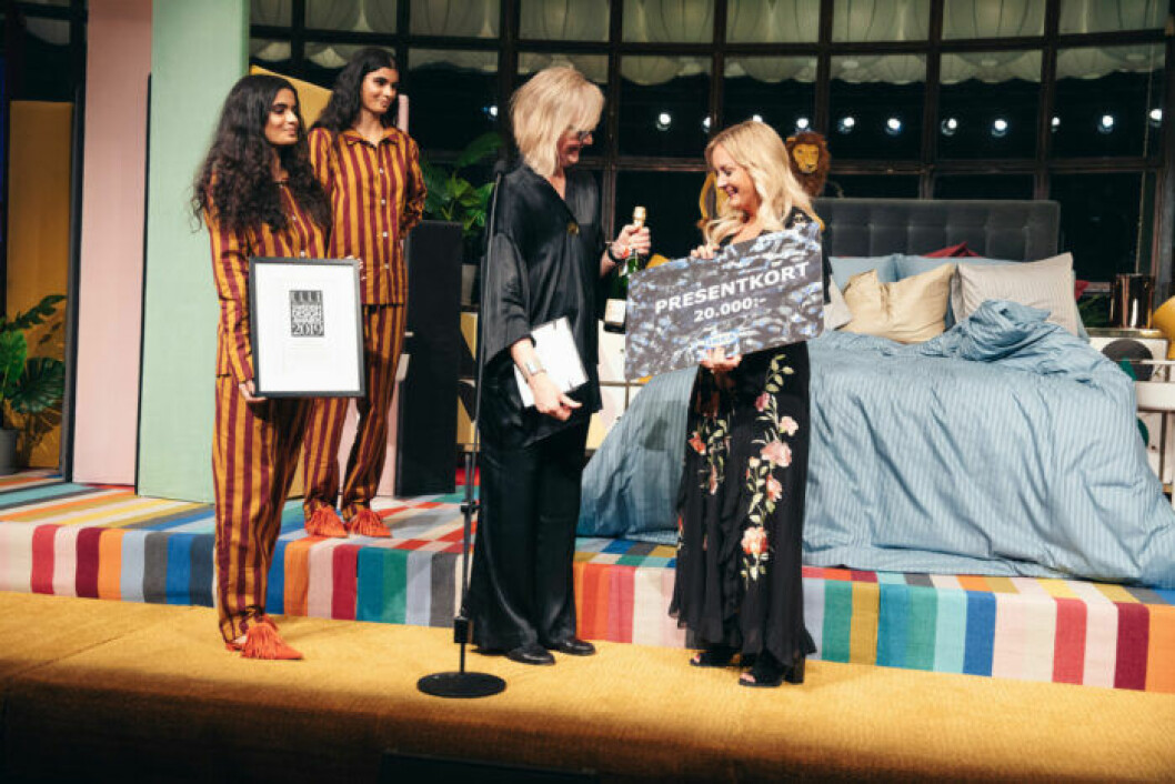 Prischeck tas emot på ELLE Decoration Swedish Design Awards 2019