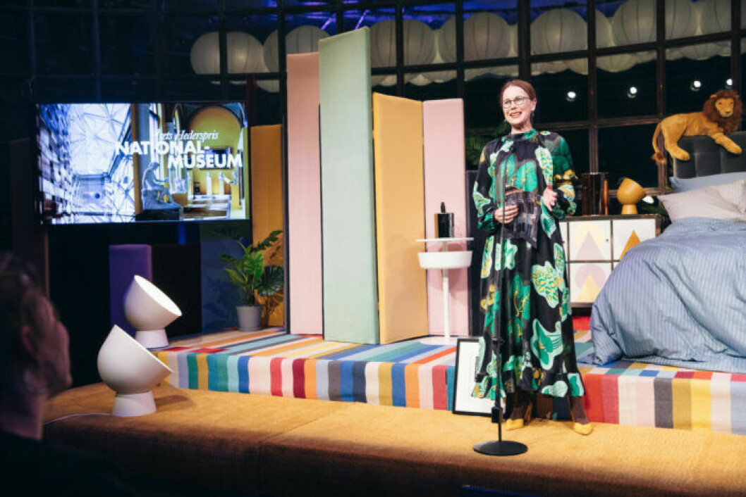 Glada miner när Nationalmuseum vann hederspris på ELLE Decoration Swedish Design Awards 2019