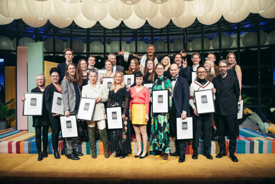 Alla vinnare är på scen på ELLE Decoration Swedish Design Awards 2019