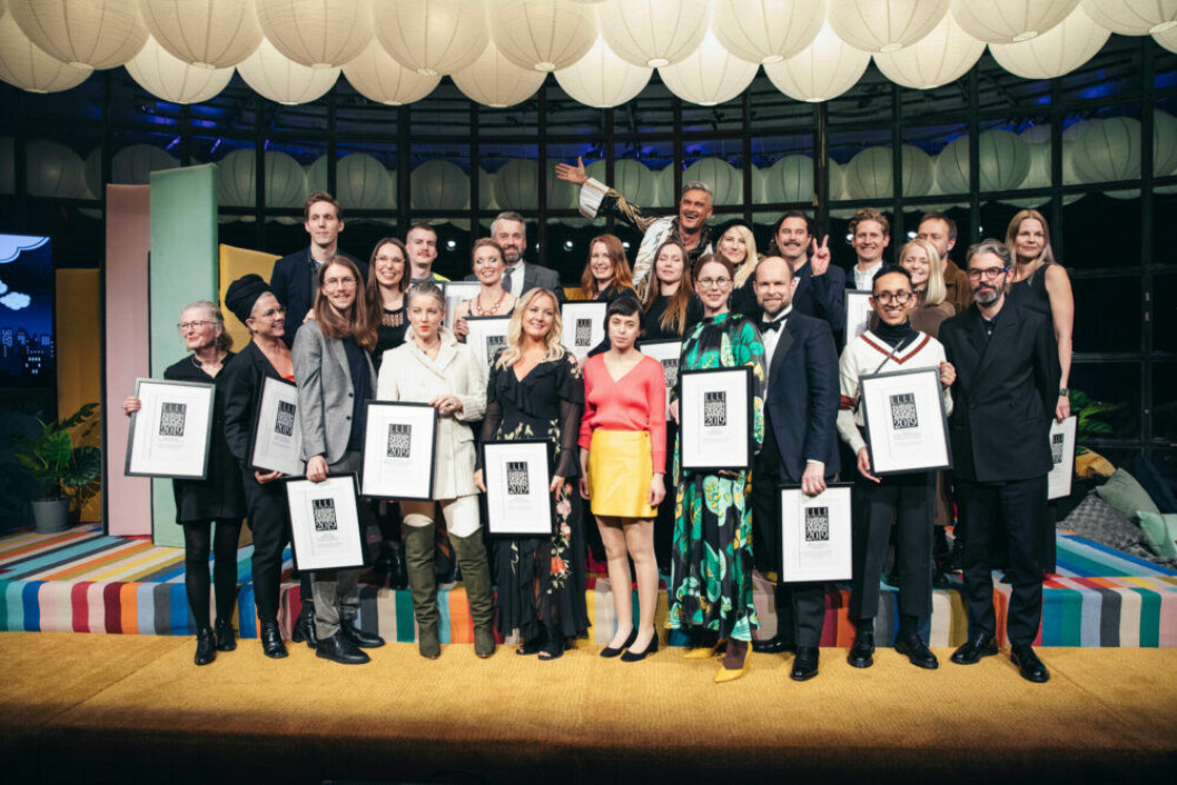 Alla vinnare på scenen på ELLE Decoration Swedish Design Awards 2019