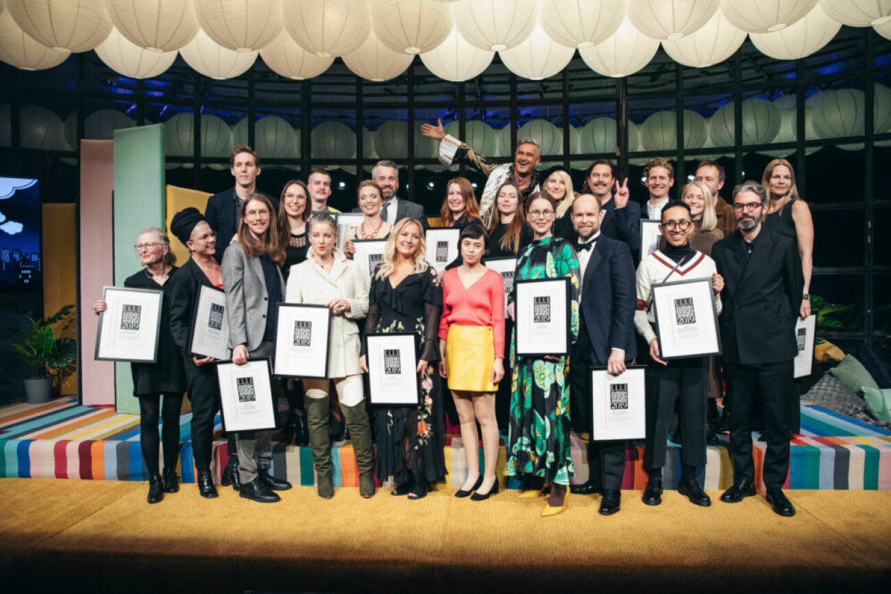 Alla vinnare på scenen på ELLE Decoration Swedish Design Awards 2019 