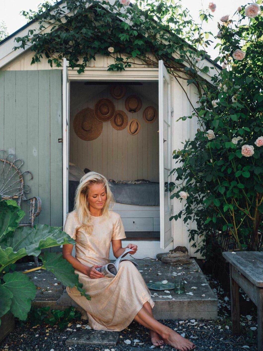 Foto: Elin Lannsjö Elin Lannsjö vid sin drömmiga kolonistuga