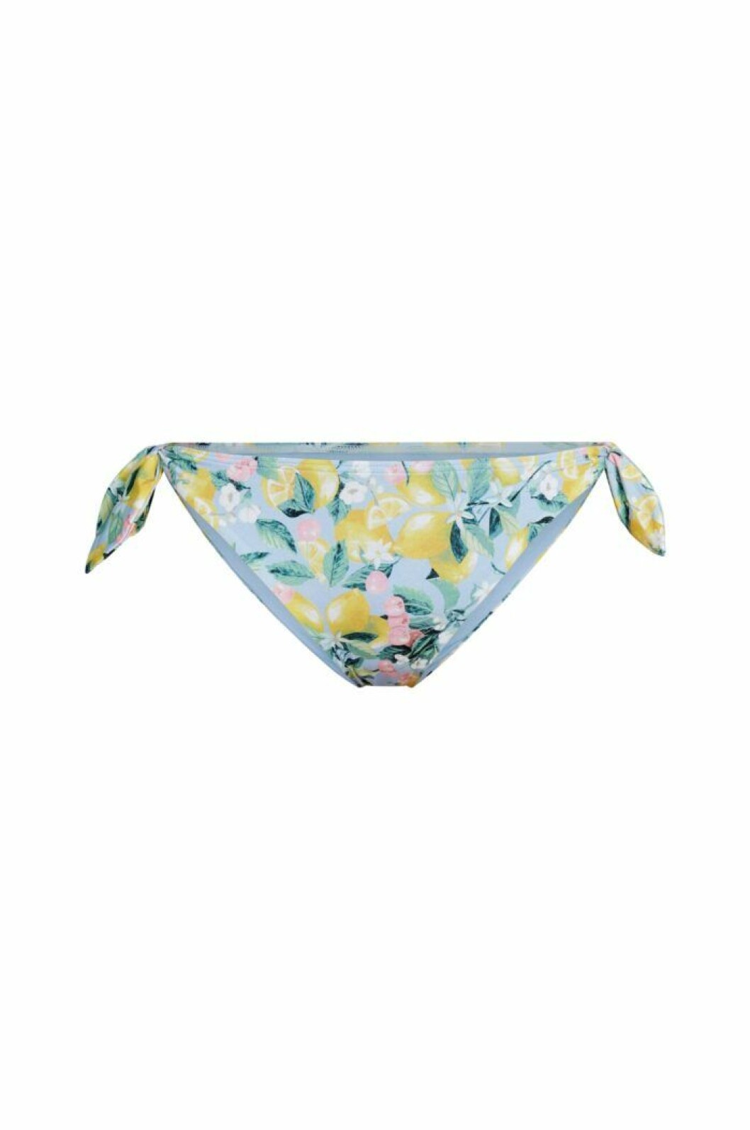 Bikinitrosor med citronmönster 