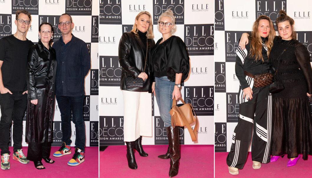 Röda mattan på ELLE Deco Design Awards 2020