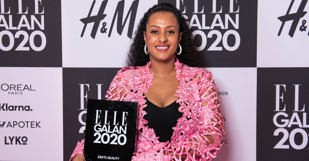 Årets Beauty Sainabou Chune på ELLE-galan 2020