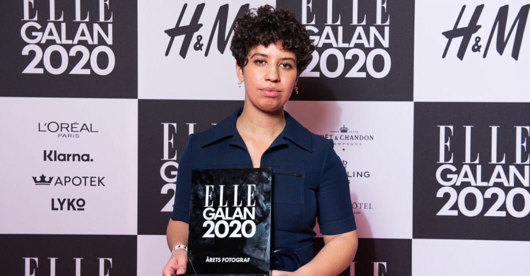 Årets fotograf Angelina Bergenwall på ELLE-galan 2020