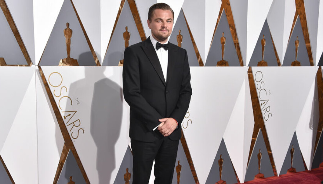 Leonardo DiCaprio kammade hem sin första Oscar