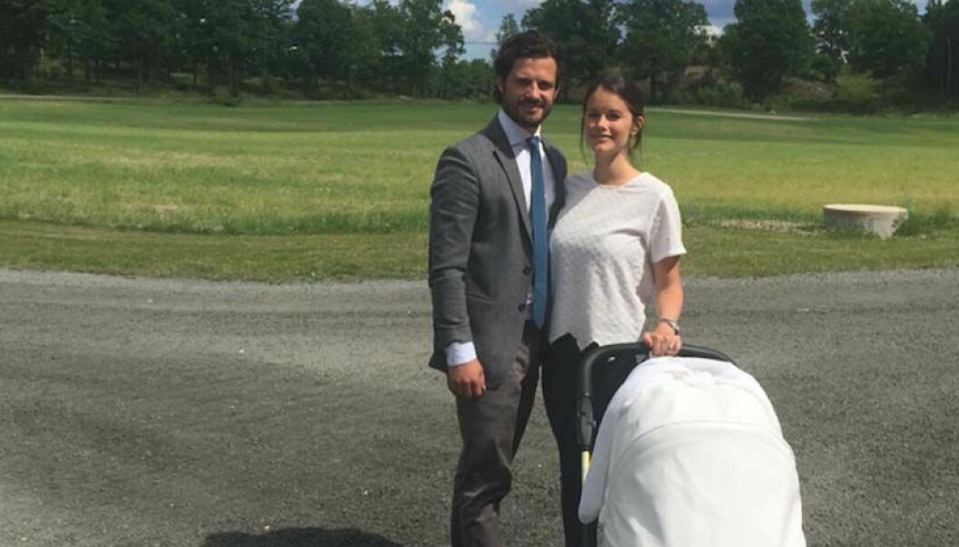 Prinsessan Sofia bar topp från Daisy Grace på bröllopsdagen