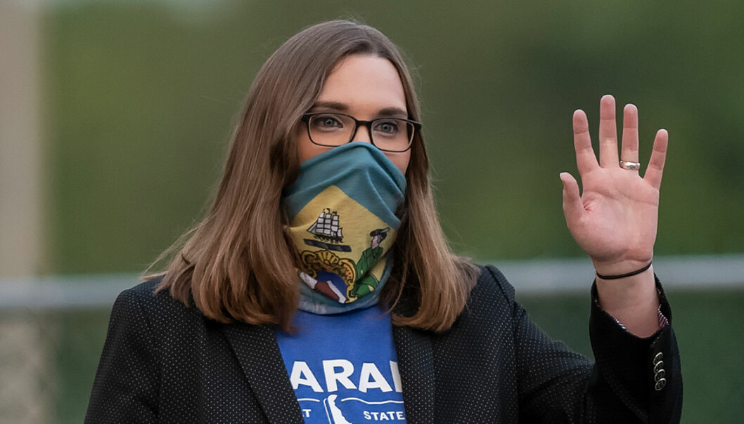 Sarah McBride - transpersonen med högst politisk position i USA.