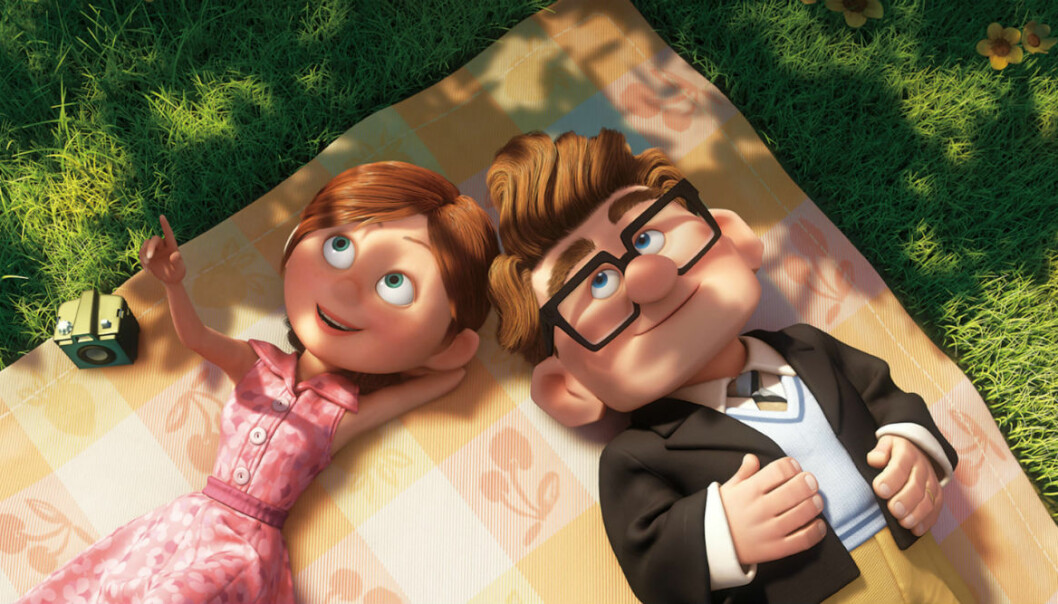 Ellie och Carl i <span class=" italic" data-lab-italic_desktop="italic">Upp</span>.