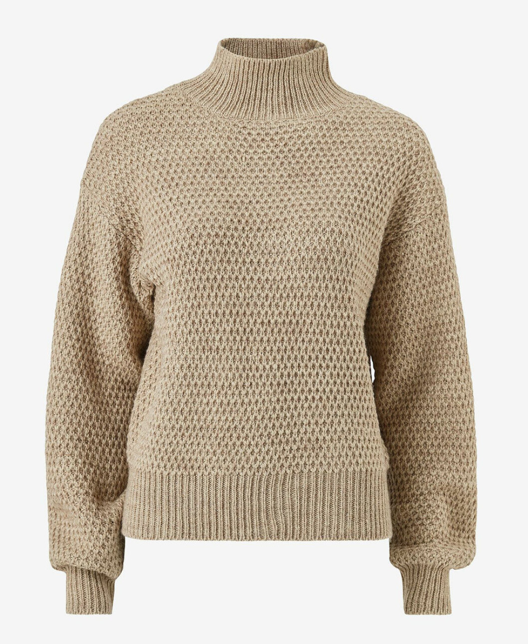 Beige stickad tröja från Ellos