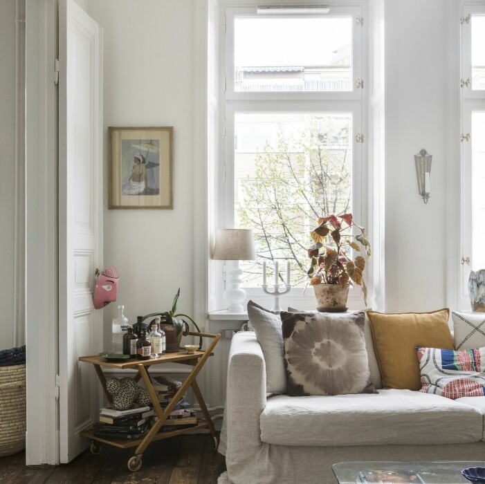 Emely Crona Östermalm vardagsrum soffa