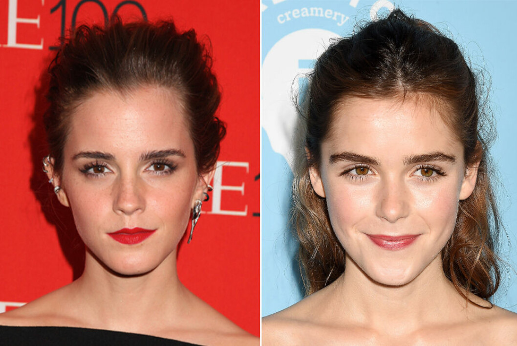 Emma Watson och Kiernan Shipka
