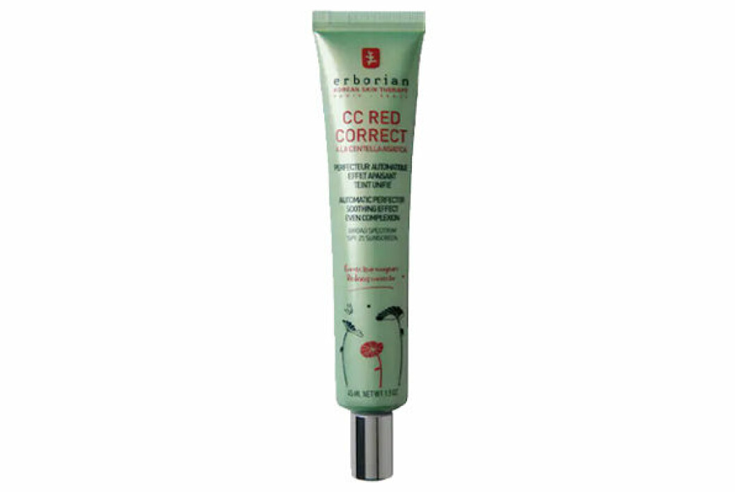 erborian bäst i test cc cream red corrector rodnad