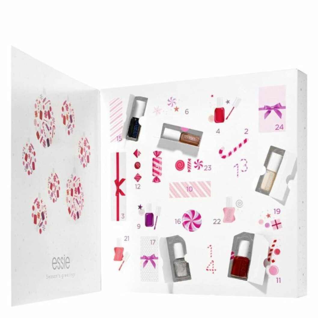 Essie adventskalender med nagellack 2018