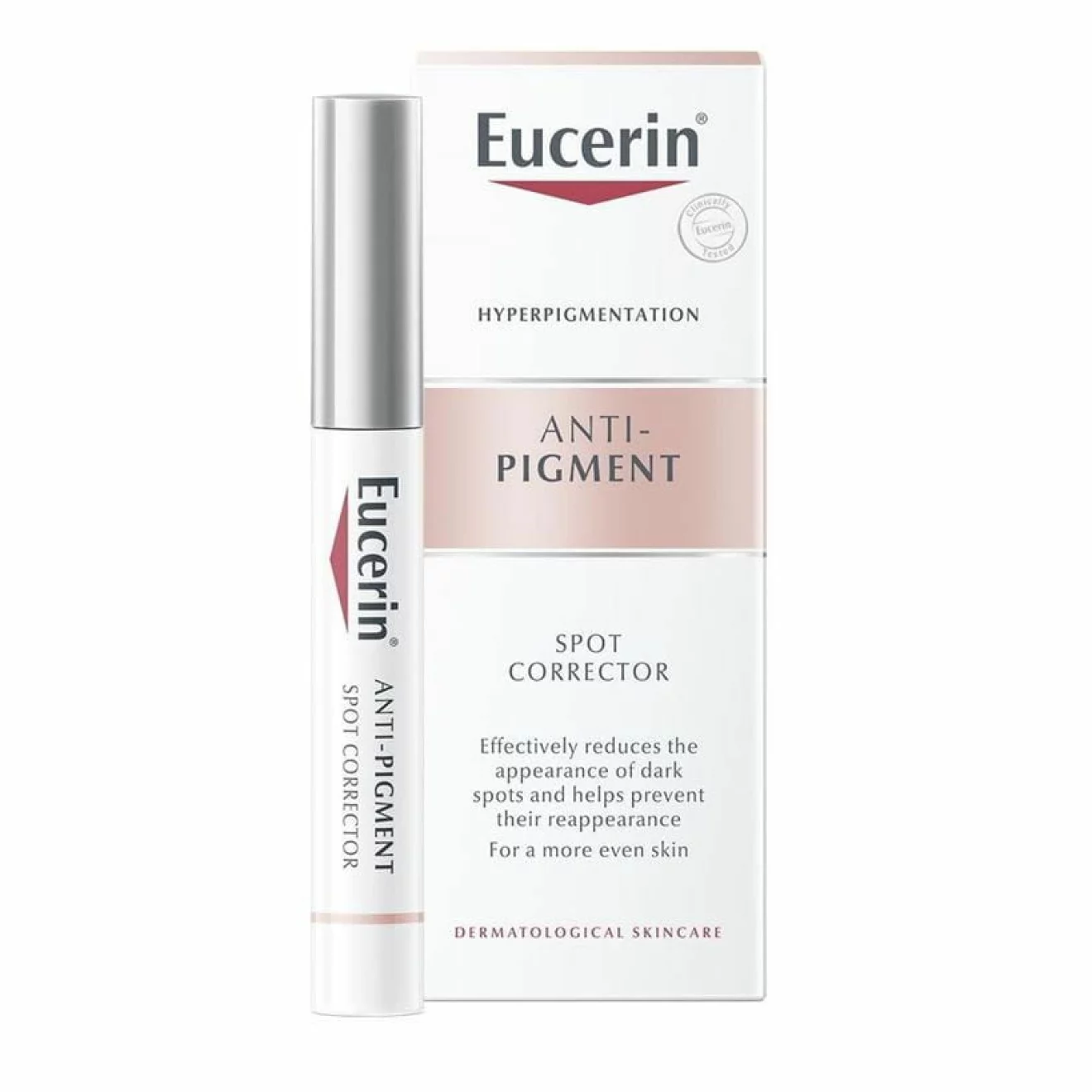 eucerin spot corrector bäst i test pigmentfläckar ansiktet
