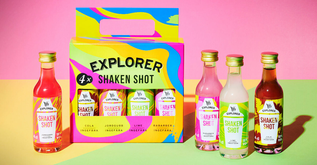 Explorer lanserar Shaken Shots i fyra naturliga smaker.