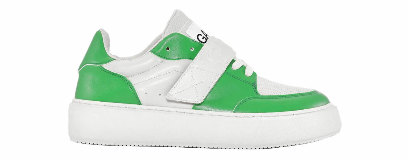 gröna skor från ganni
