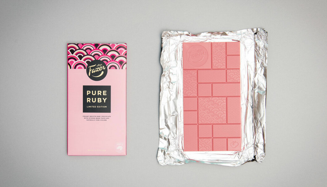 Fazer säljer världens mest sällsynta choklad – och den är rosa