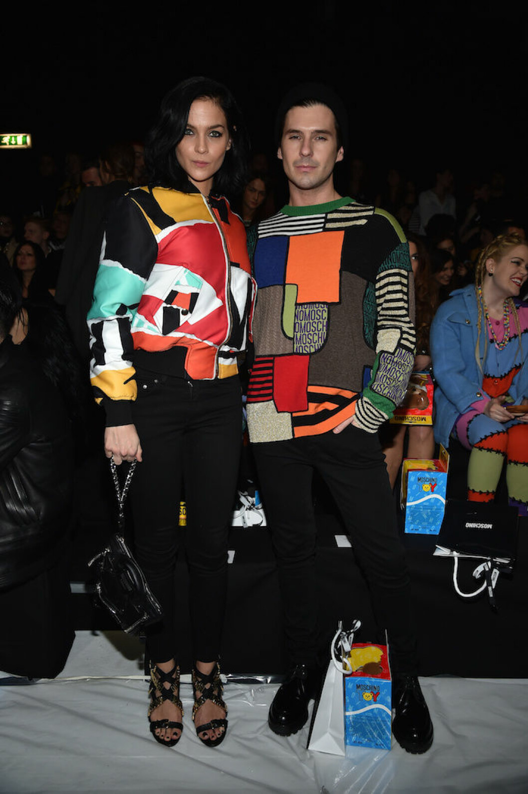 Woman Fashion Week F/W 15-16 Moschino Front Row