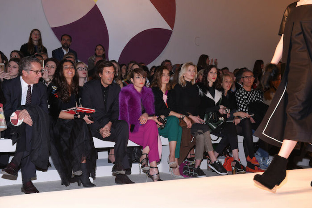 Woman Fashion Week F/W 15-16 Fendi Front Row