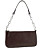 brun handväska i liten modell och länkkedja från Mango