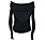 svart off-shoulder tröja med matchande midikjol från Gina Tricot