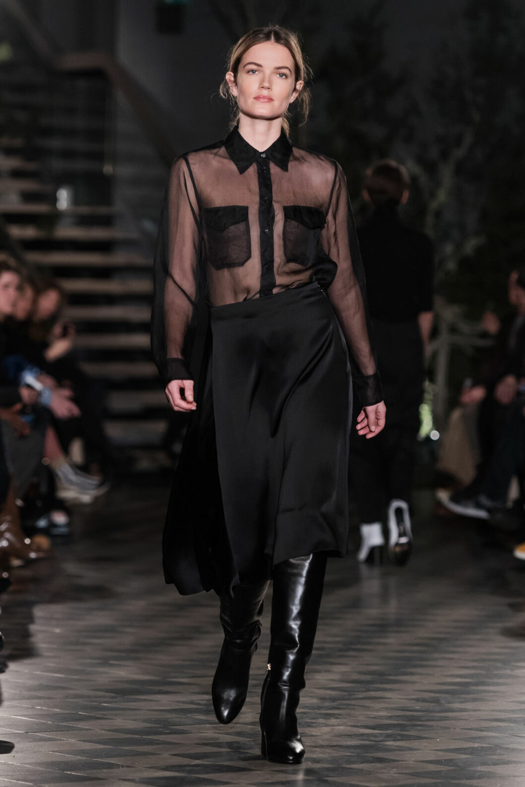 Filippa K AW 18, transparent skjorta.