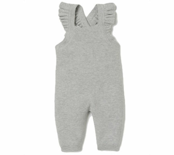 Finstickad hängselbyxa från H&M.