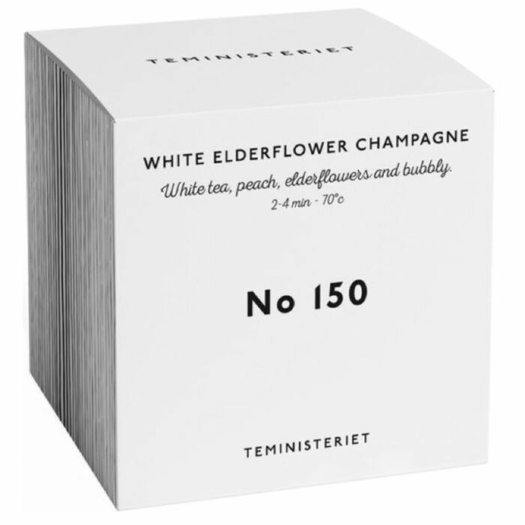 Te med smak av fläder och champagne
