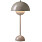 flowerpot bordslampa från &amp;tradition i beige nyans