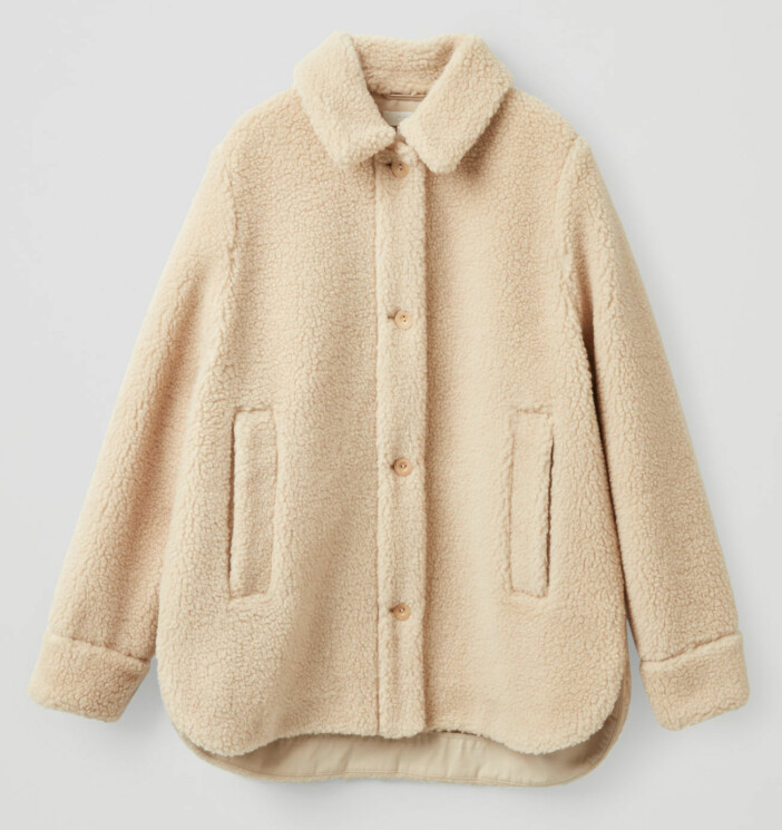fluffig skjortjacka från cos