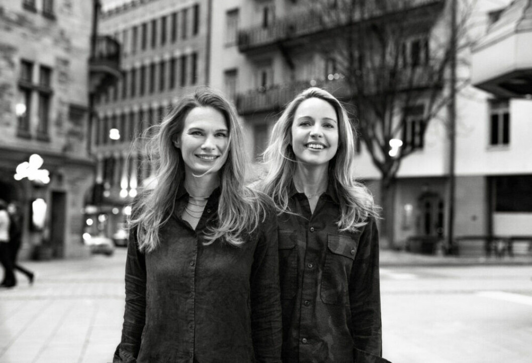 Lina Nertby Aurell (till vänster) och Mia Clase som tillsammans driver Food Pharmacy. Foto: Andreas Lind. Lina Nertby Aurell och Mia Clase, duon bakom Food Pharmacy