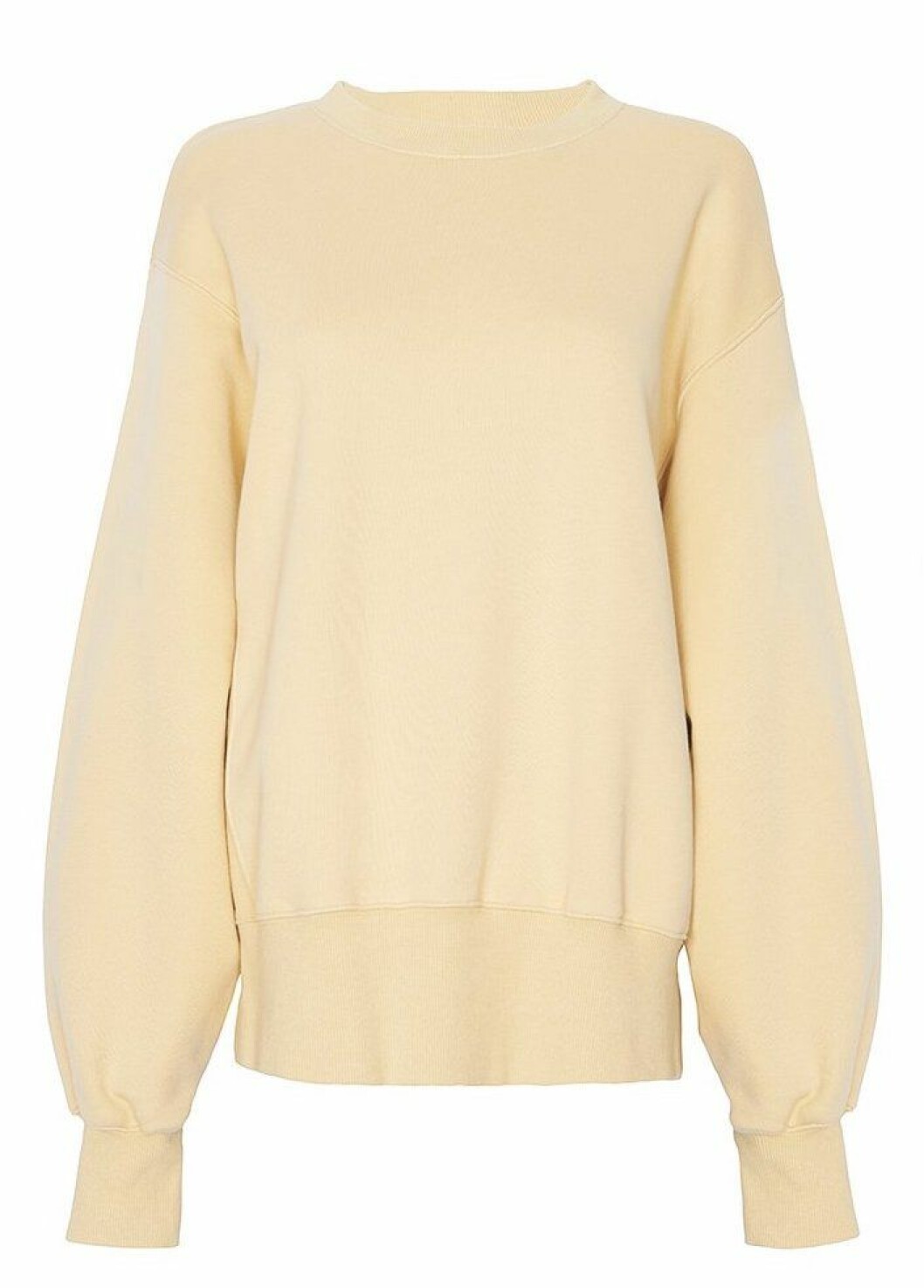 Gul hoodie från The Frankie shop.