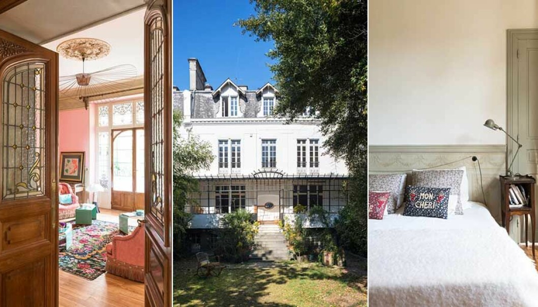 Vackert franskt hem med pasteller och retrocharm