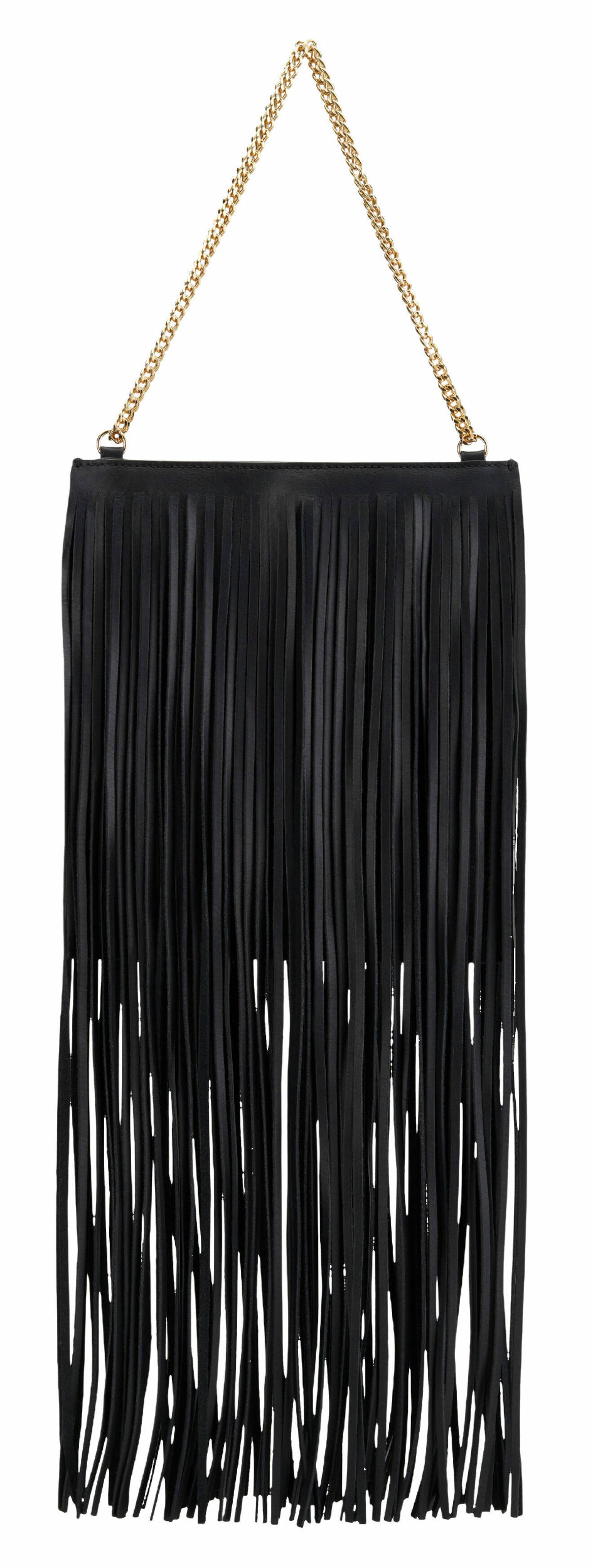 Trendig väska i svart med långa fransar, från Atp Atelier.