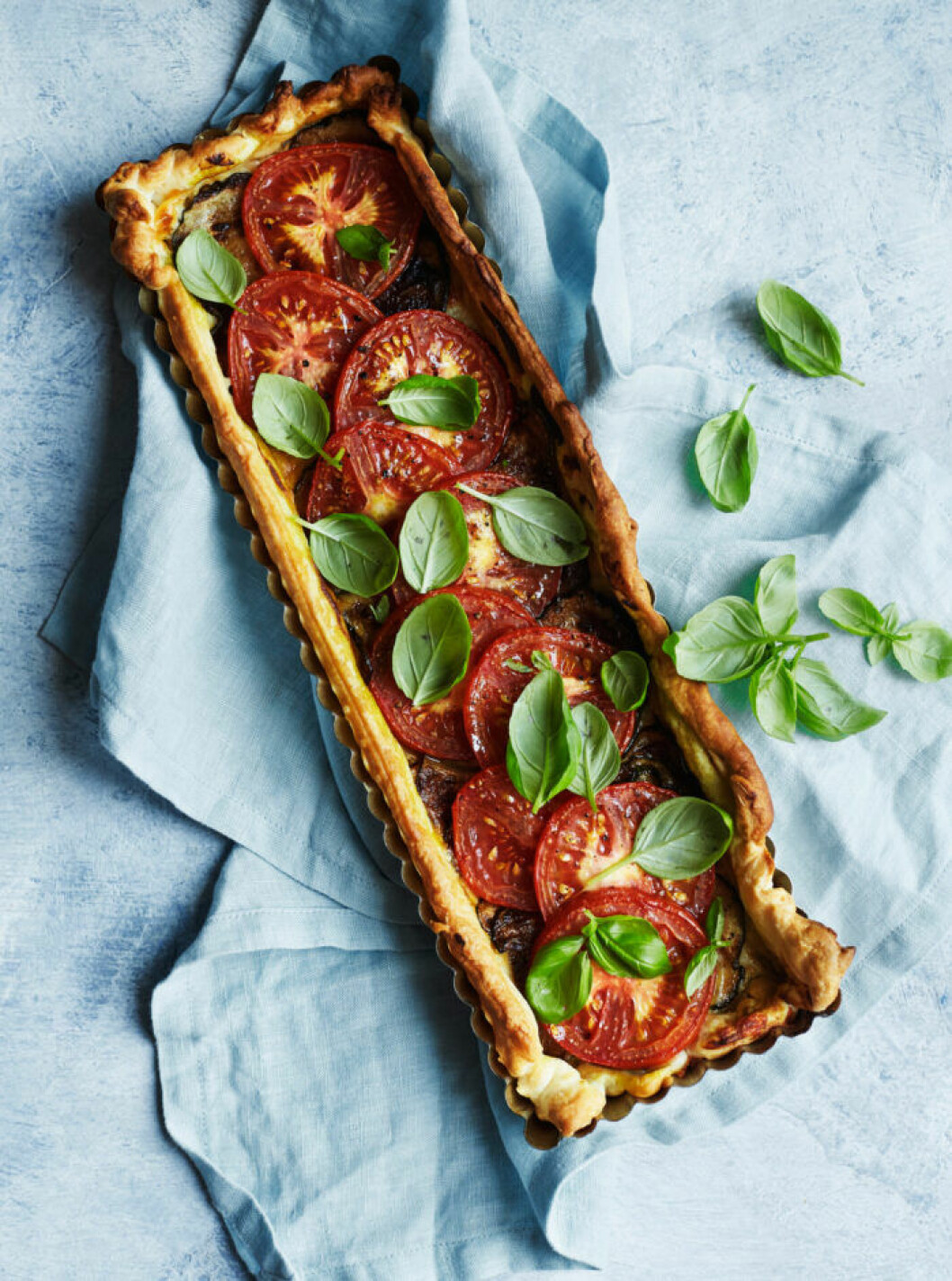 Recept på fransk tomatpaj
