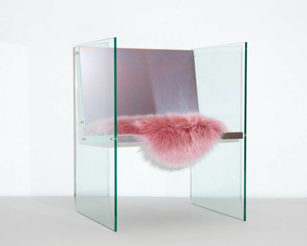 Fredrik Paulsens Steel Glass Chair. Steel Glass Chair av Fredrik Paulsen