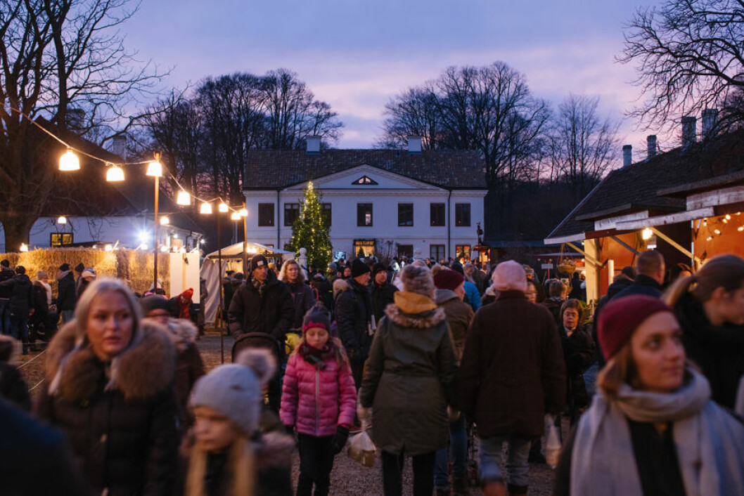 Jul på Fredriksdal. Foto: Anders Ebefeldt Studio-e